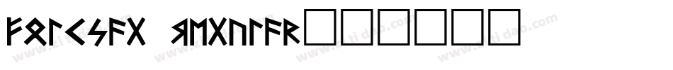 folksag Regular字体转换